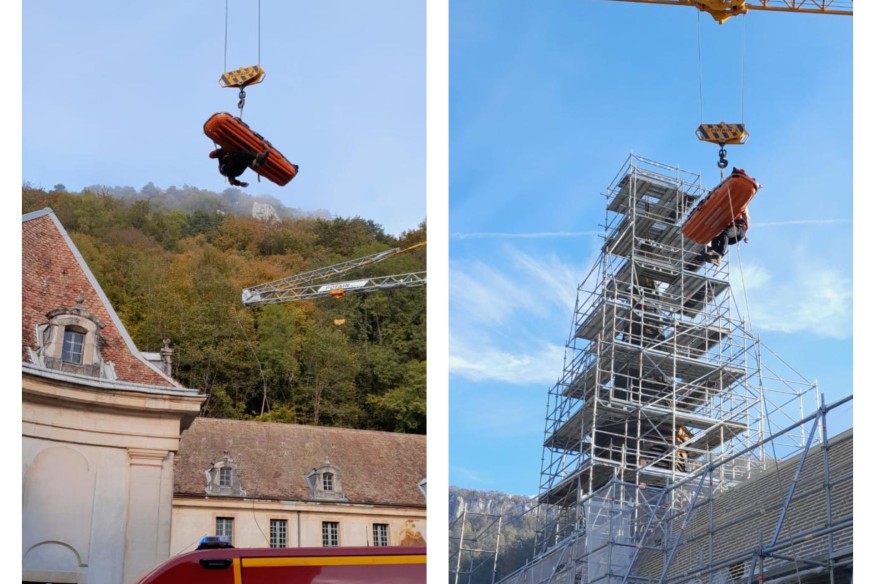 Un malaise à 25 mètres de hauteur!
